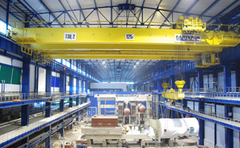 Baltkran take orders for manufacturing of industrial cranes, considering requirements of customers in all phases - starting from engineering, manufacturing, erection up to post-warranty service.<br><br>Quality of crane and components fabrication is certified