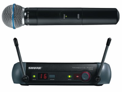 Микрофон SHURE PGX24/BETA58 проф.радиосистема.магазин.