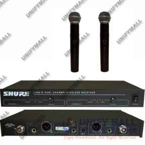 микрофон SHURE LX88-II радиосистема 2 микрофона SHURE SM58.МАГАЗИН.