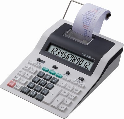 Калькулятор банковский с печатью Citizen CX-121 N, Фрэйм
