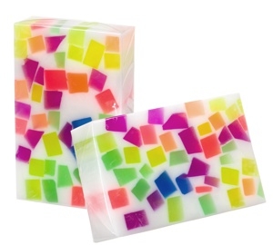 Мыло ручной работы с кубиками "Румба"
