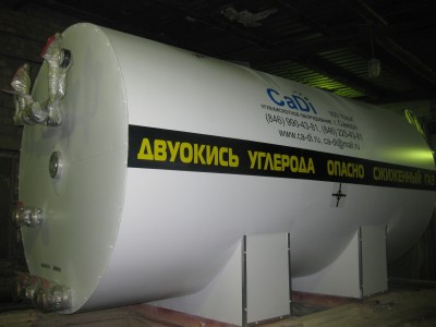Резервуар для хранения углекислоты РДХ-4,0-2,0 (с холодильником)