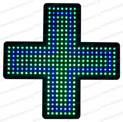 Светодиодный аптечный крест Электроника 7 5220_6x22