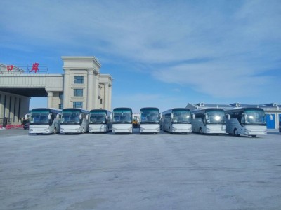 Перегон автобусов Yutong из Китая